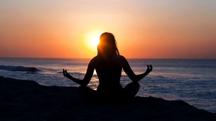 Buddha zen meditation buddhism blue calm sun inner rest meditate harmony yoga fern fictional religion believe mirroring darkness wellness turquoise 7 Meditation Practices for Inner Calm
